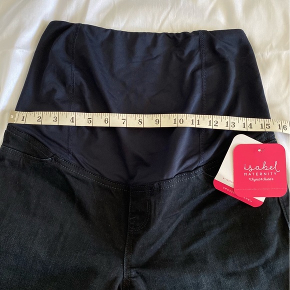 Isabel Maternity Crossover Panel bermuda Shorts - Picture 5 of 13